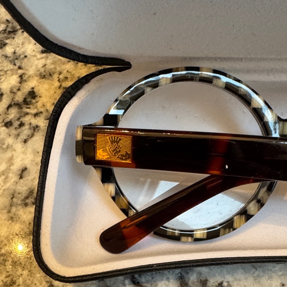 Mackenzie-Childs Classic Checked Reader Glasses - image 2